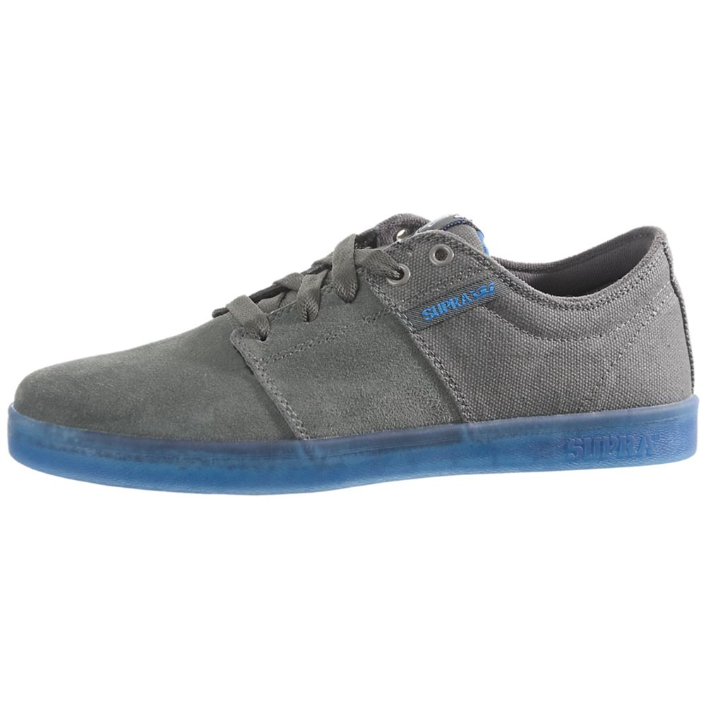 Baskets Basses Supra Stacks Grise Grey/Canvas Homme | UZY-05210881